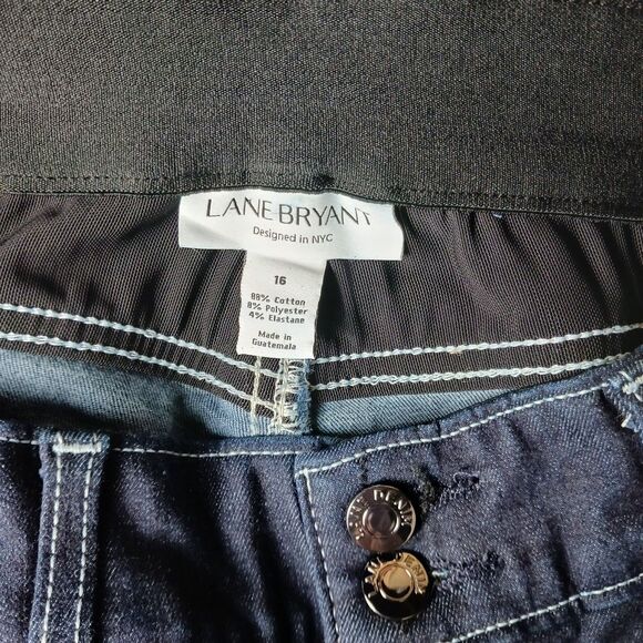 Lane Bryant Bootcut Jeans Womens Size 16 High Rise Blue Hidden Stretch Excellent - Picture 2 of 12